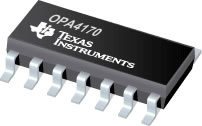 Image of Texas Instruments' OPA4170 36 V Op Amp