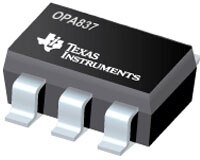 Texas Instruments 的 OPA837 電壓回授運算放大器圖片