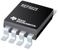 Abbildung: Spannungsreferenzen REF6025/6125 von Texas Instruments