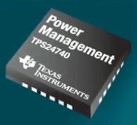 Immagine del controller ORing e sostituzione a caldo TPS2474x di Texas Instruments