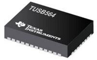 Image of Texas Instruments' TUSB564 USB TYPE-C™ DP Alt Mode Linear Redriver Crosspoint Switch for Sink Side
