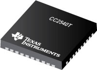 Imagen del MCU inalámbrico CC2540T de Texas Instruments