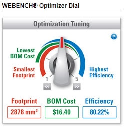 TI WEBENCH® 优化器转盘