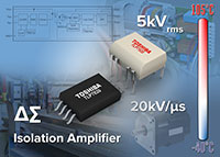 Image of Toshiba's Optically Isolation Amplifiers