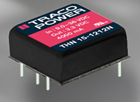 Image of TRACO Power's THN 15N Series Encapsulated PCB-Mount DC/DC Converter