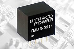 Image of Traco Power's TMU 3 Series DC-DC Converters