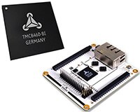 Image of TRINAMIC's TMC8460 Controller and Evaluation Board