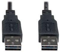 Image of Tripp Lite UR020-003 Reversible USB Cables