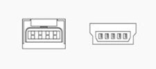 Image of USB Mini-B connector