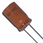 Image of Chemi-Con's GXE Series Aluminum Electrolytic Capacitors