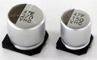 Image of Chemi-Con's HXC Series Hybrid Polymer Aluminum Electrolytic Capacitors