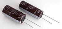 Image of Chemi-Con's KXL Series Aluminum Electrolytic Capacitors