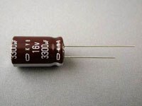 Image of  Chemi-Con's KYB Series Aluminum Electrolytic Capacitors