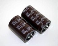 Image of Chemi-Con's LXS Series Aluminum Electrolytic Capacitors