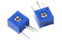 Image of Vishay/Sfernice's T73 1/4' Square Single-turn Trimming Potentiometers Cermet