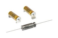 Image of Vishay's SuperTan® Wet Tantalum Capacitors