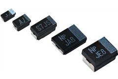 Image of Vishay Sprague's T55 Series Polymer Tantalum Chip Capacitors