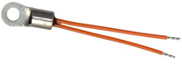 Image of Vishay BC's NTCALUG01 Standard Lug-Mount NTC Thermistor Sensors