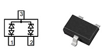 Image of Vishay Semi Diodes' VCAN26 Series ESD Protection Diodes