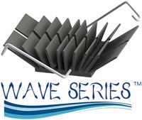 Abbildung: Kühlkörper der Wave-Serie von Wakefield Thermal