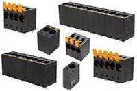 Weidmuller 的 LUF 和 LUFS 系列 OMNIMATE® 电路板接线端子块的图片