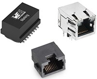 Würth Elektronik 的 LAN 变压器和模块化插孔连接器图片