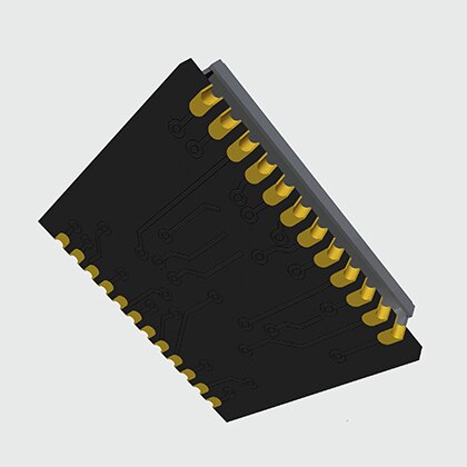 One-piece center contact