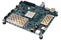 Image of AMD's ZCU104 Evaluation Kit