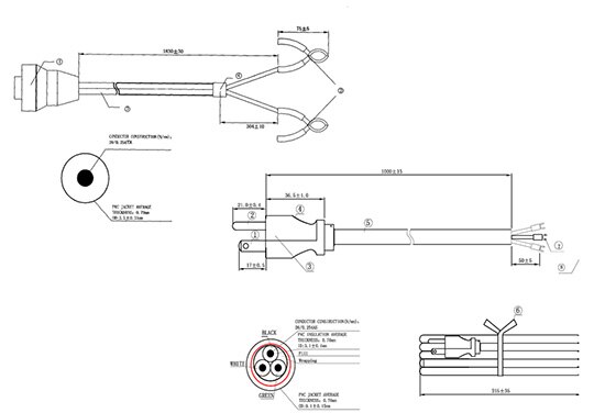 Image of CnC Tech's Custom Power Cords