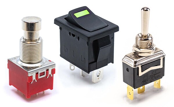 Image of E-Switch's Panel Mount Switches