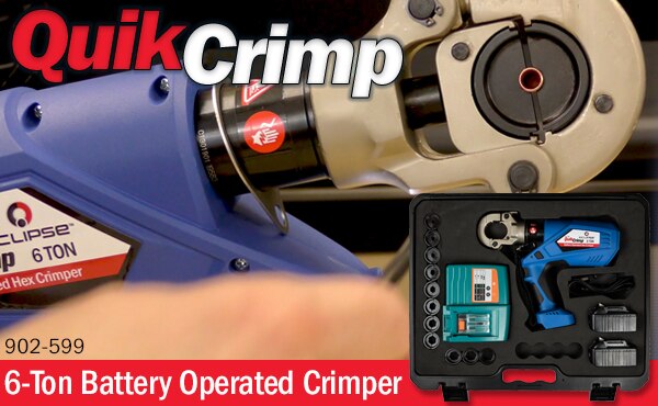 Image of QuikCrimp 6-ton Battery Operated Crimp Tool