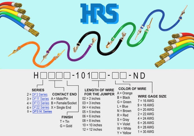 Image of Hirose's Jumper Wires