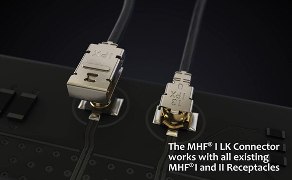 Image of I-PEX MHF I LK Micro RF Coaxial Connector