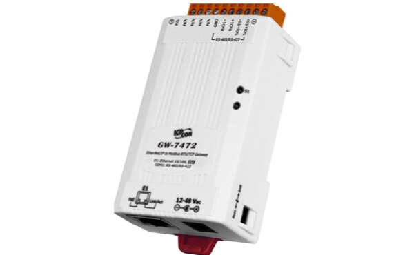 Image of ICP DAS USA Inc. GW-7472 Ethernet/IP Adapter to Modbus RTU Gateway
