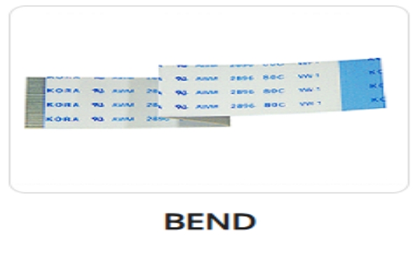 Image of KORATECH Bend-type FFC cable with flexible folded section for compact device layouts