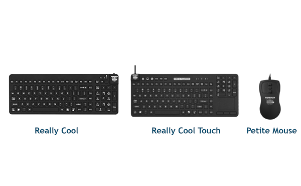 Image of Man & Machine's Sealed Silicone Keyboards and Mouse