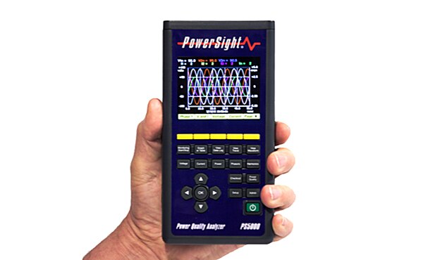 Image of PowerSight's PS5000 Graphical Power Quality Analyzer