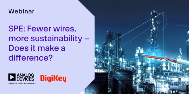 image of SPE: Fewer wires, more sustainability – Does it make a difference? webinar