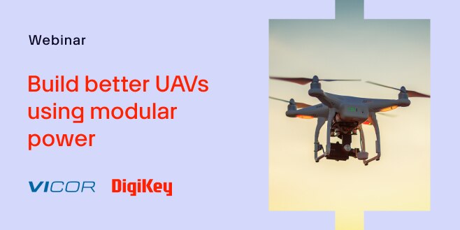 image of Build better UAV’s using modular power webinar