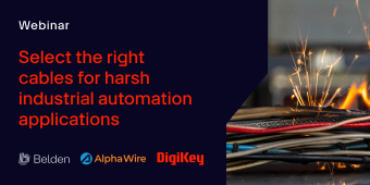 image of Select the right cables for harsh industrial automation applications