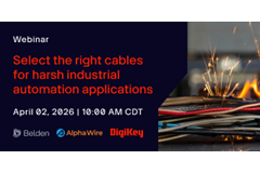 image of Select the right cables for harsh industrial automation applications