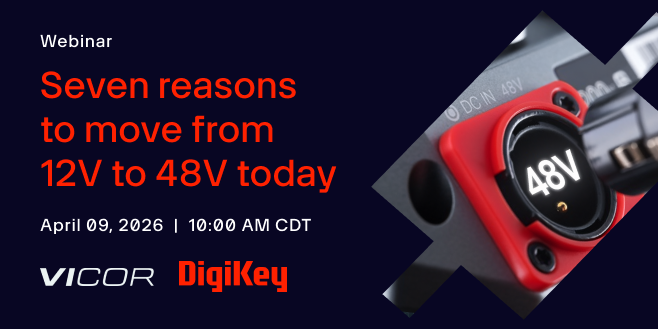 image of Seven reasons to move from 12V to 48V webinar