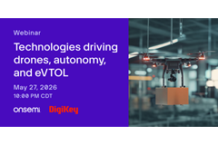 image of Technologies driving drones, autonomy, and eVTOL webinar