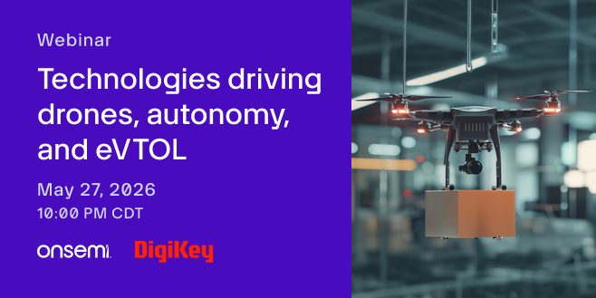 image of Technologies driving drones, autonomy, and eVTOL webinar