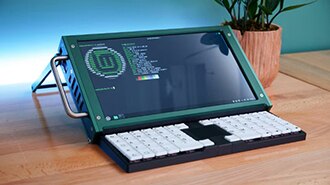 image of A Hacker's Dream Machine: Cyberdeck with a LattePanda Mu