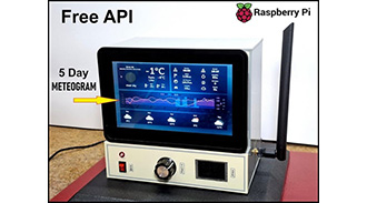 image of Build a 5-Day forecast Raspberry Pi Weather Dashboard (Step-by-Step)