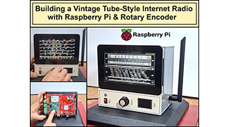 image of Building a Vintage Tube-Style Internet Radio with Raspberry Pi & Rotary