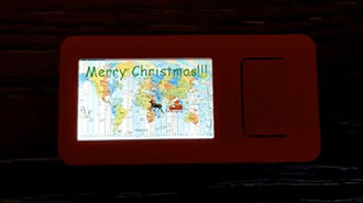 image of Santa Tracker using M5StickC Plus for an M5Stack Christmas