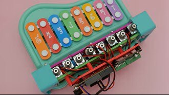 image of Solderless Robot Toy Xylophone
