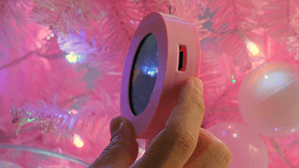 image of Video Playing 2.1" Round Ornament TFT